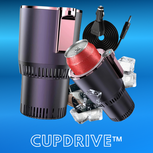 CupDrive™- Samochodowy Uchwyt na Kubek z Funkcją Podgrzewania i Chłodzenia